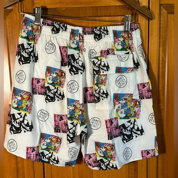 Swiminista x James Peter Henry Mid-Length Board-Shorts SwimTrunks Size Medium